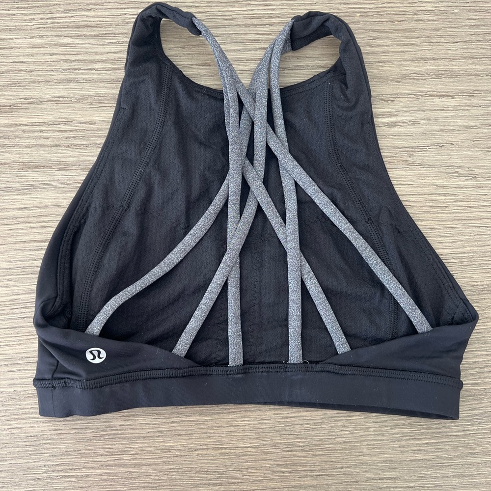 Lululemon Athletica Black Sports Bra - Picture 2 of 2
